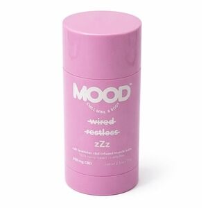 MOOD Muscle Balm Soft Lavender Hemp-Based Cruelty-Free 2.5oz Stick NEW